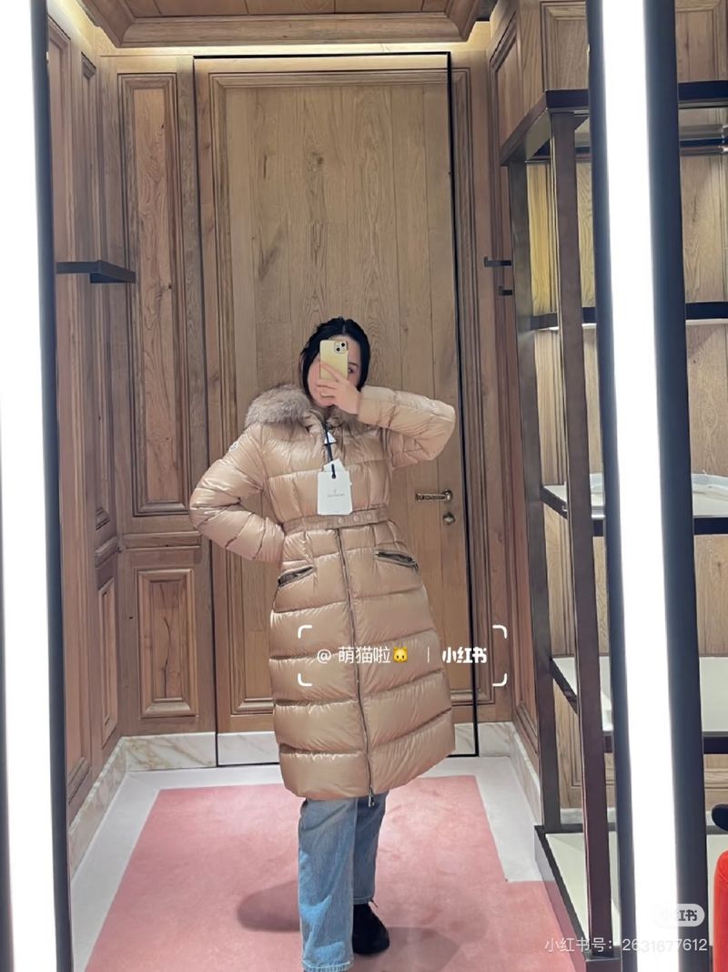몽클레르 퍼 트리밍 후드 롱 다운 코트 - 르메르 패딩 레플리카 사이트 참고 이미지